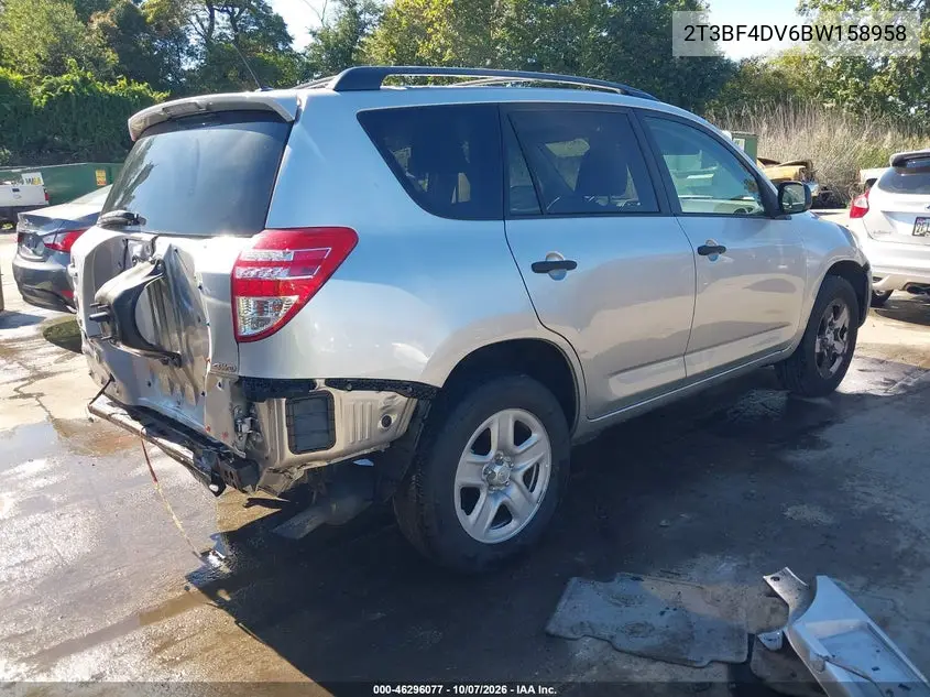 2011 TOYOTA RAV 4 VIN 2T3BF4DV6BW158958 — фото 4
