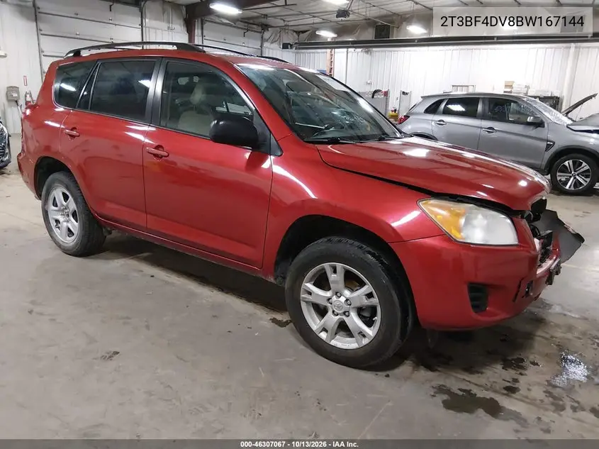 TOYOTA RAV 4 2011, VIN 2T3BF4DV8BW167144