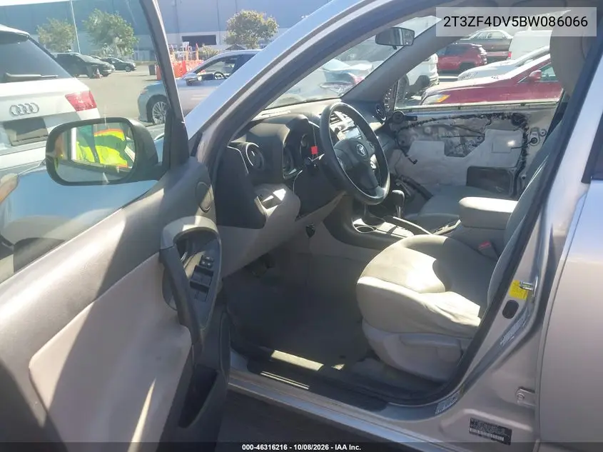 2011 TOYOTA RAV 4 VIN 2T3ZF4DV5BW086066 — фото 5