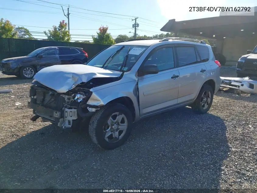 2011 TOYOTA RAV 4 VIN 2T3BF4DV7BW162792 — фото 2