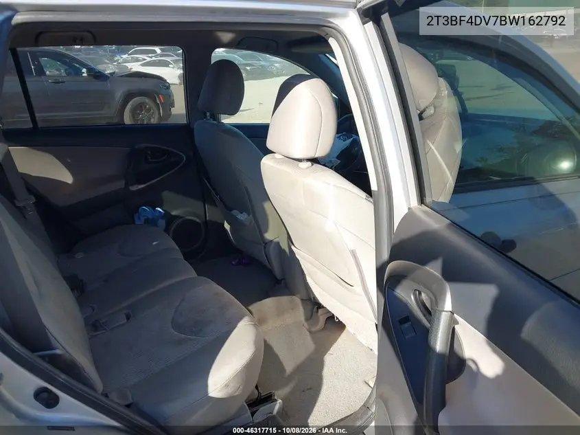 2011 TOYOTA RAV 4 VIN 2T3BF4DV7BW162792 — фото 8