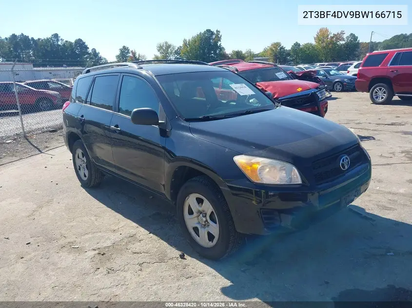 TOYOTA RAV 4 2011, VIN 2T3BF4DV9BW166715