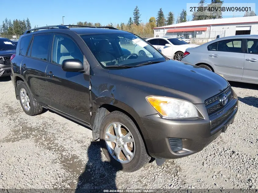 TOYOTA RAV 4 2011, VIN 2T3BF4DV3BW096001