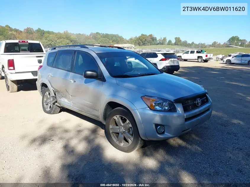TOYOTA RAV 4 2011, VIN 2T3WK4DV6BW011620