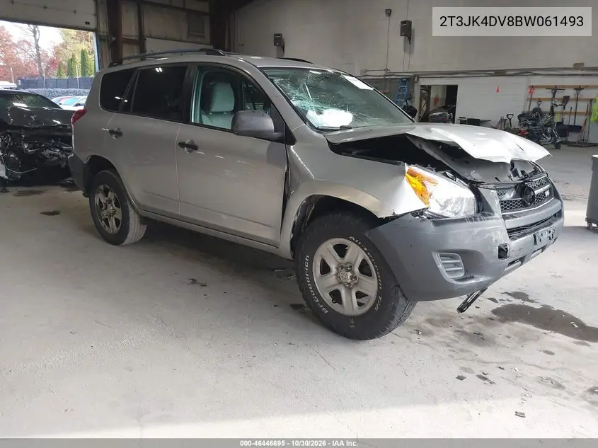 TOYOTA RAV 4 2011, VIN 2T3JK4DV8BW061493