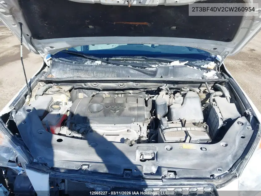 2012 TOYOTA RAV 4 VIN 2T3BF4DV2CW260954 — фото 10
