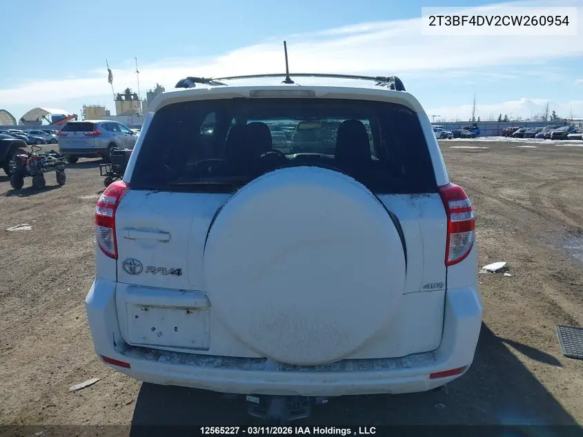 2012 TOYOTA RAV 4 VIN 2T3BF4DV2CW260954 — фото 16