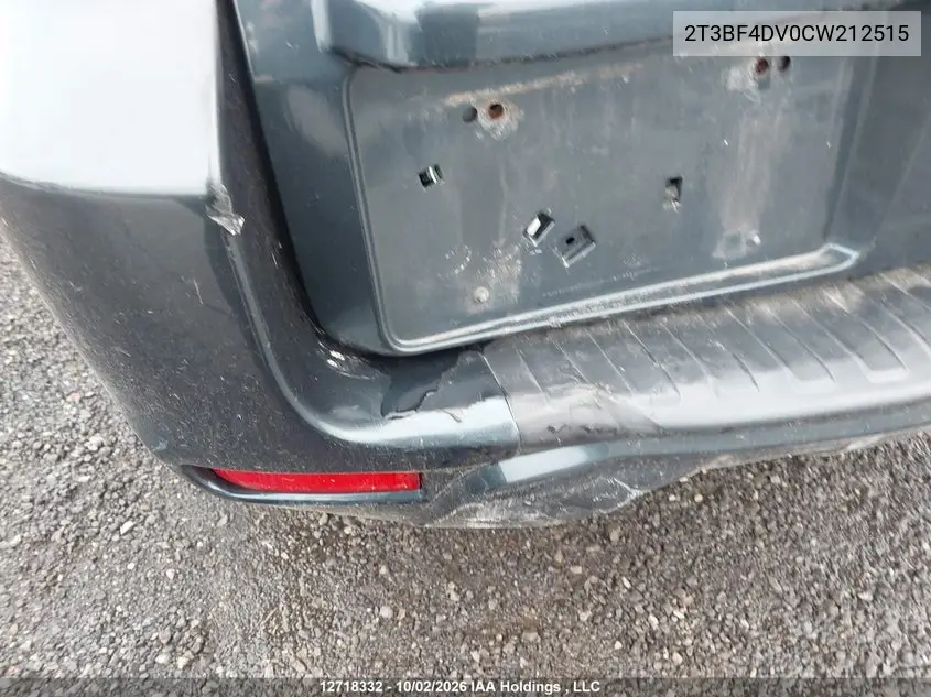 2012 TOYOTA RAV 4 VIN 2T3BF4DV0CW212515 — фото 17
