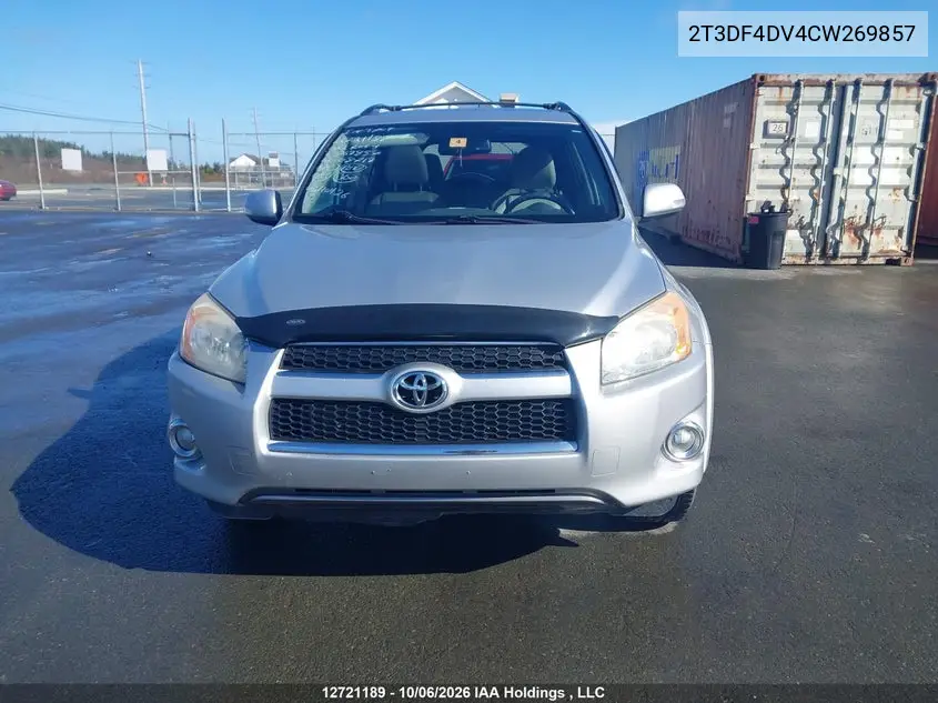 2012 TOYOTA RAV 4 VIN 2T3DF4DV4CW269857 — фото 12