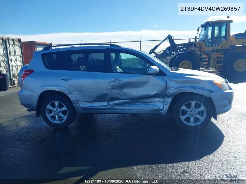 2012 TOYOTA RAV 4 VIN 2T3DF4DV4CW269857 — фото 13