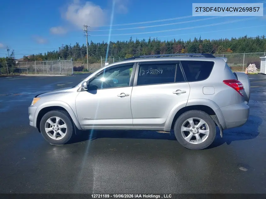 2012 TOYOTA RAV 4 VIN 2T3DF4DV4CW269857 — фото 14