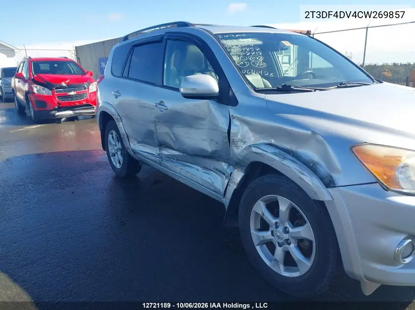2012 TOYOTA RAV 4 VIN 2T3DF4DV4CW269857 — фото 6