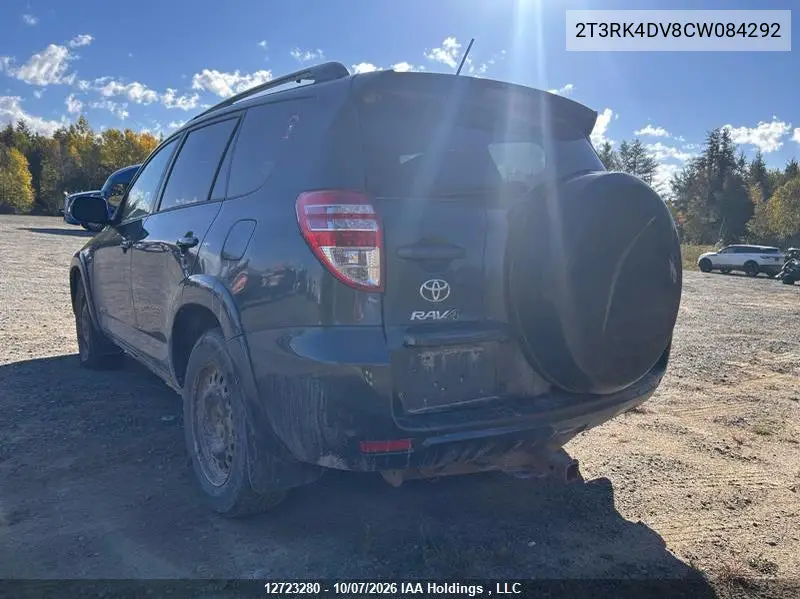 2012 TOYOTA RAV 4 VIN 2T3RK4DV8CW084292 — фото 3