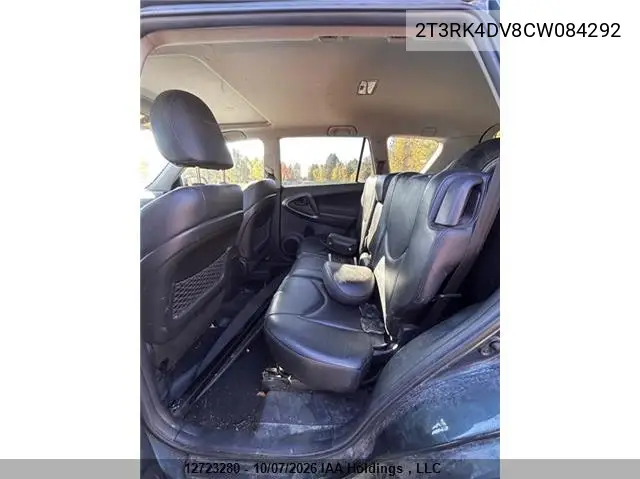 2012 TOYOTA RAV 4 VIN 2T3RK4DV8CW084292 — фото 8