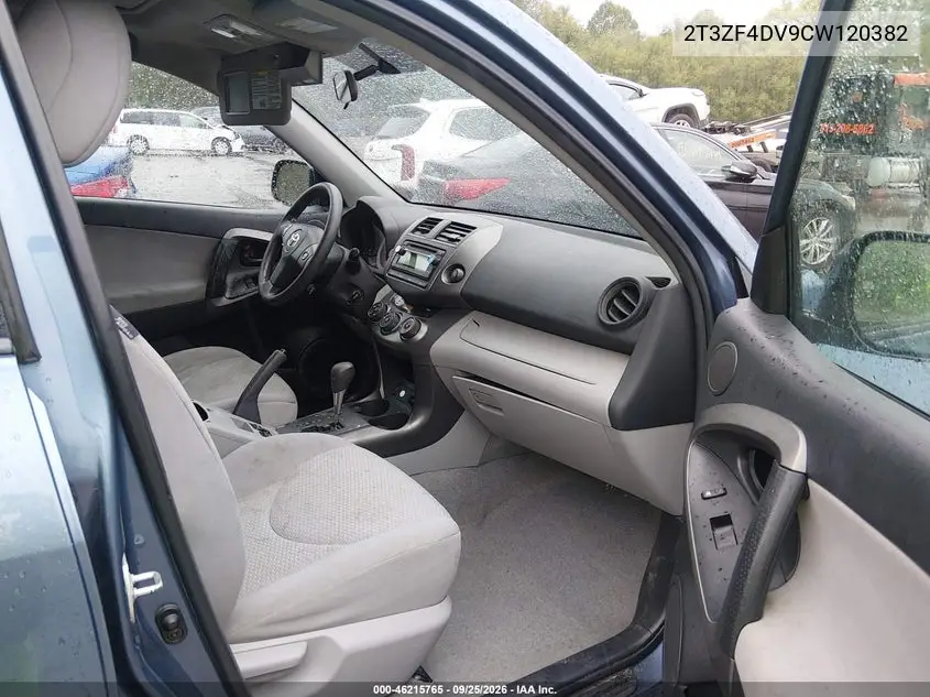 2012 TOYOTA RAV 4 VIN 2T3ZF4DV9CW120382 — фото 5