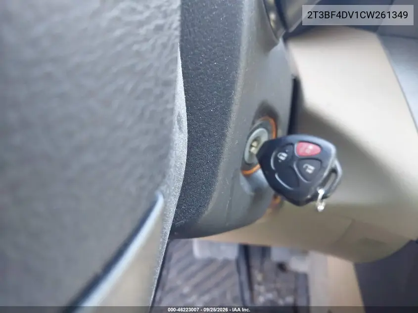 2012 TOYOTA RAV 4 VIN 2T3BF4DV1CW261349 — фото 11