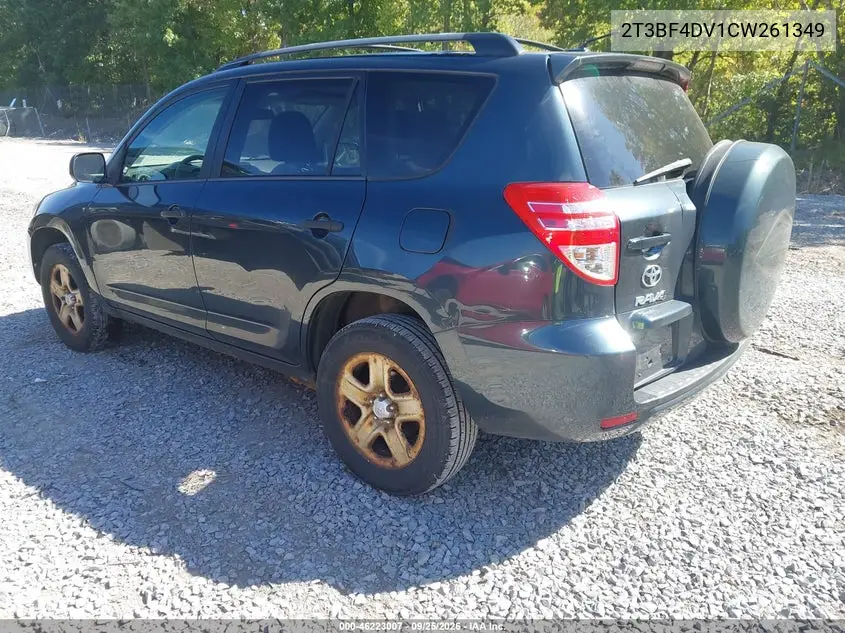 2012 TOYOTA RAV 4 VIN 2T3BF4DV1CW261349 — фото 3