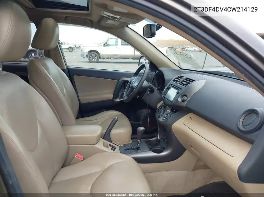 2012 TOYOTA RAV 4 VIN 2T3DF4DV4CW214129 — фото 5