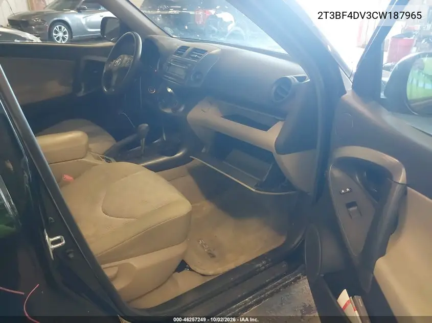 2012 TOYOTA RAV 4 VIN 2T3BF4DV3CW187965 — фото 5