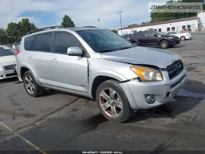 TOYOTA RAV 4 2012, VIN JTMWF4DV4C5048131