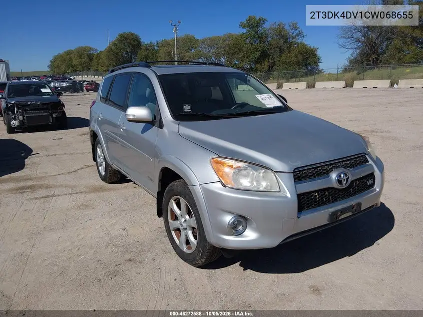 TOYOTA RAV 4 2012, VIN 2T3DK4DV1CW068655