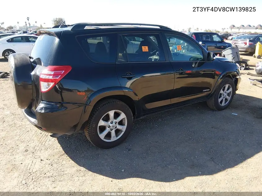 2012 TOYOTA RAV 4 VIN 2T3YF4DV8CW139825 — фото 4