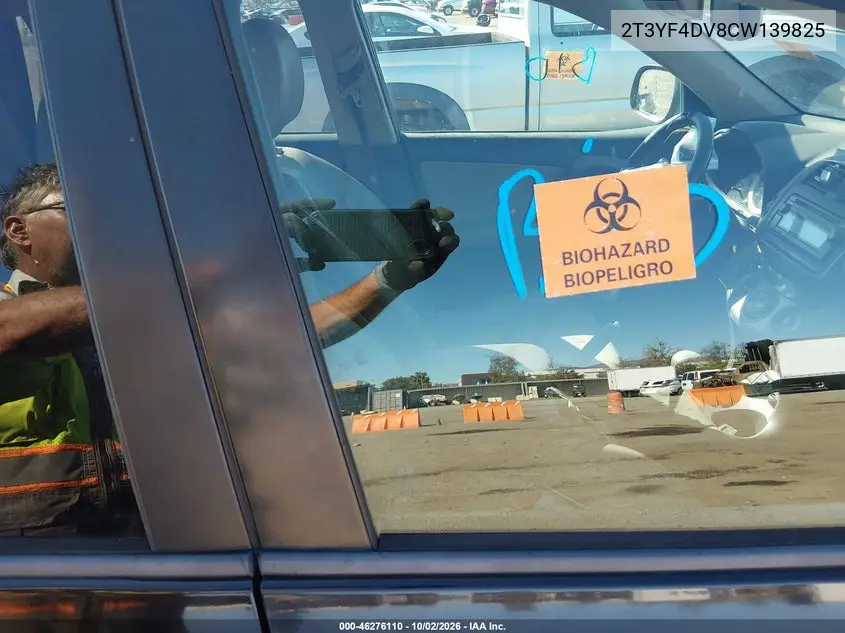 2012 TOYOTA RAV 4 VIN 2T3YF4DV8CW139825 — фото 5