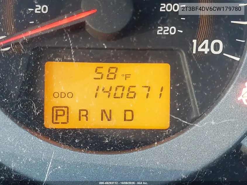 2012 TOYOTA RAV 4 VIN 2T3BF4DV6CW179780 — фото 16