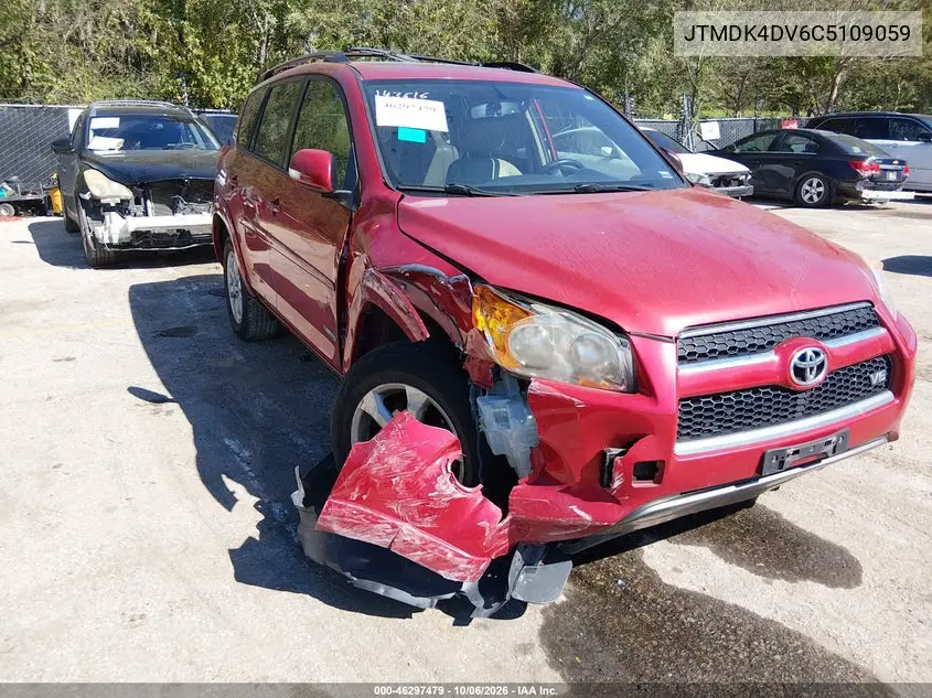 TOYOTA RAV 4 2012, VIN JTMDK4DV6C5109059
