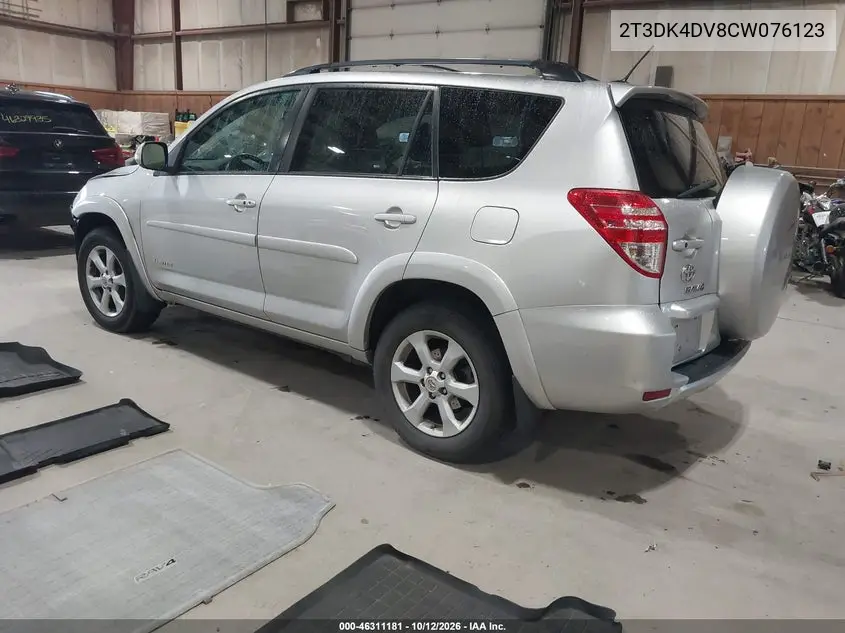 2012 TOYOTA RAV 4 VIN 2T3DK4DV8CW076123 — фото 3
