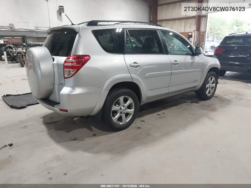 2012 TOYOTA RAV 4 VIN 2T3DK4DV8CW076123 — фото 4