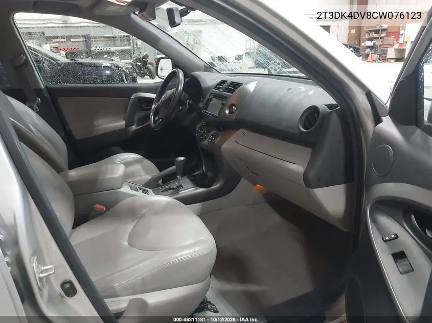 2012 TOYOTA RAV 4 VIN 2T3DK4DV8CW076123 — фото 5
