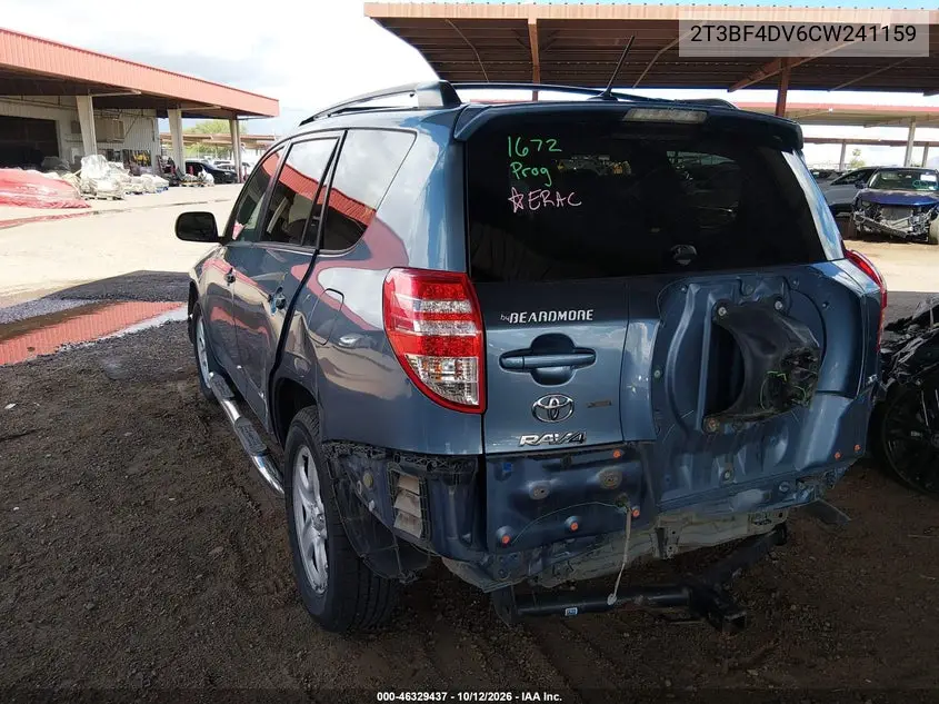 2012 TOYOTA RAV 4 VIN 2T3BF4DV6CW241159 — фото 3
