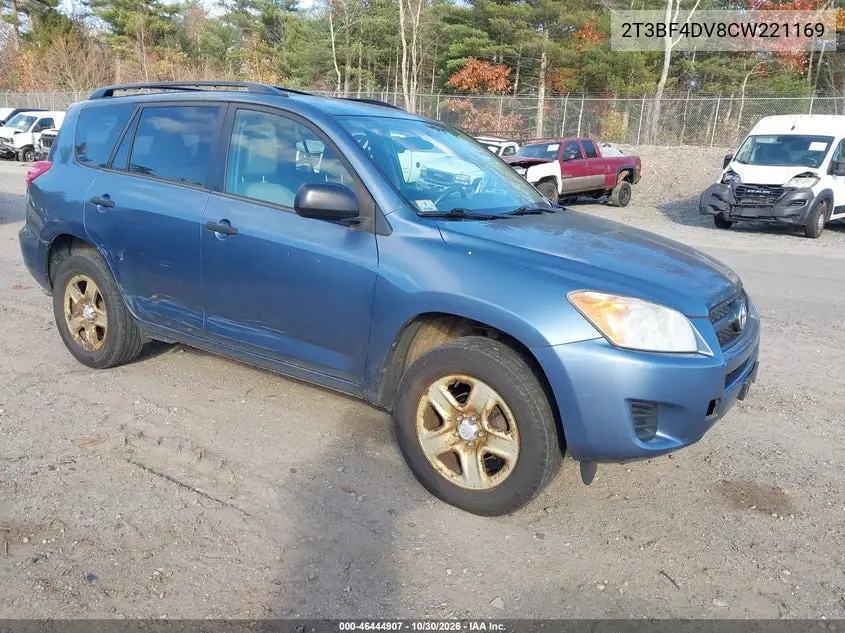TOYOTA RAV 4 2012, VIN 2T3BF4DV8CW221169