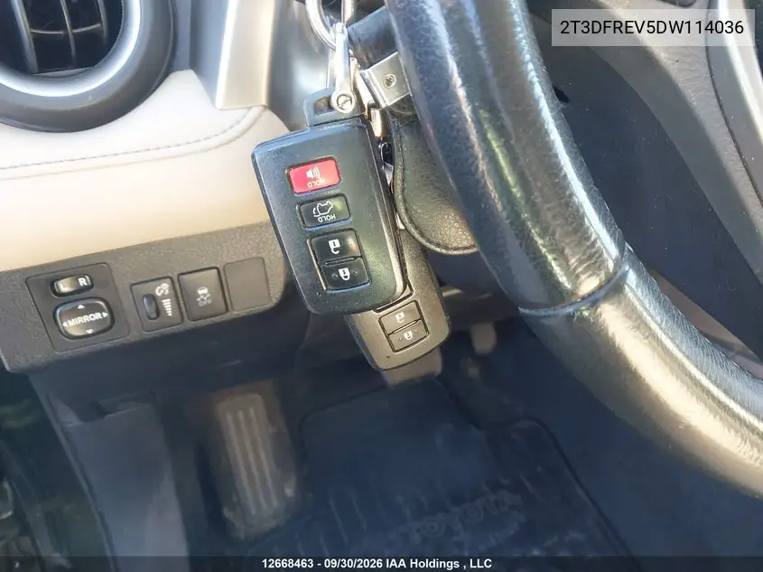 2013 TOYOTA RAV 4 VIN 2T3DFREV5DW114036 — фото 11
