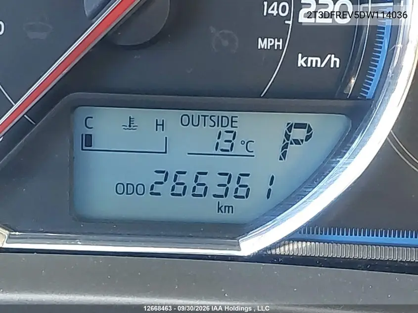 2013 TOYOTA RAV 4 VIN 2T3DFREV5DW114036 — фото 15