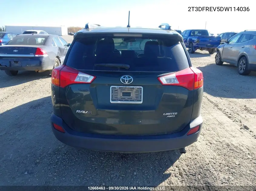 2013 TOYOTA RAV 4 VIN 2T3DFREV5DW114036 — фото 16