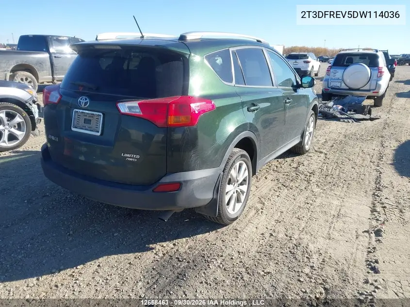 2013 TOYOTA RAV 4 VIN 2T3DFREV5DW114036 — фото 4