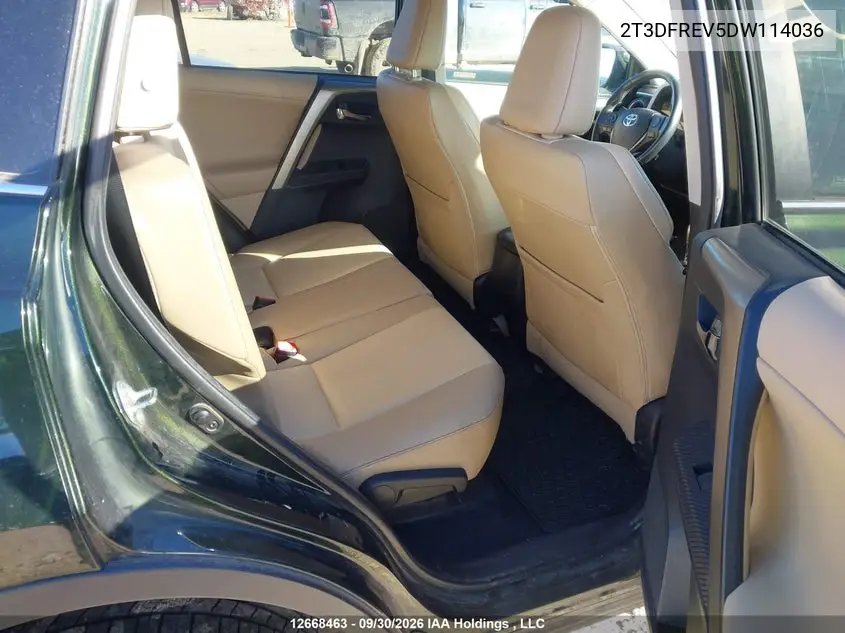 2013 TOYOTA RAV 4 VIN 2T3DFREV5DW114036 — фото 8