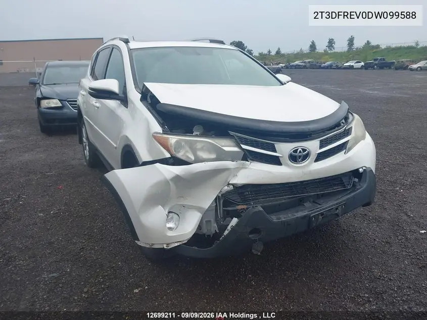 TOYOTA RAV 4 2013, VIN 2T3DFREV0DW099588