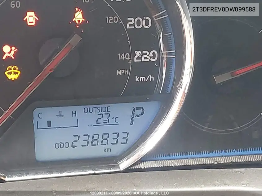 2013 TOYOTA RAV 4 VIN 2T3DFREV0DW099588 — фото 15