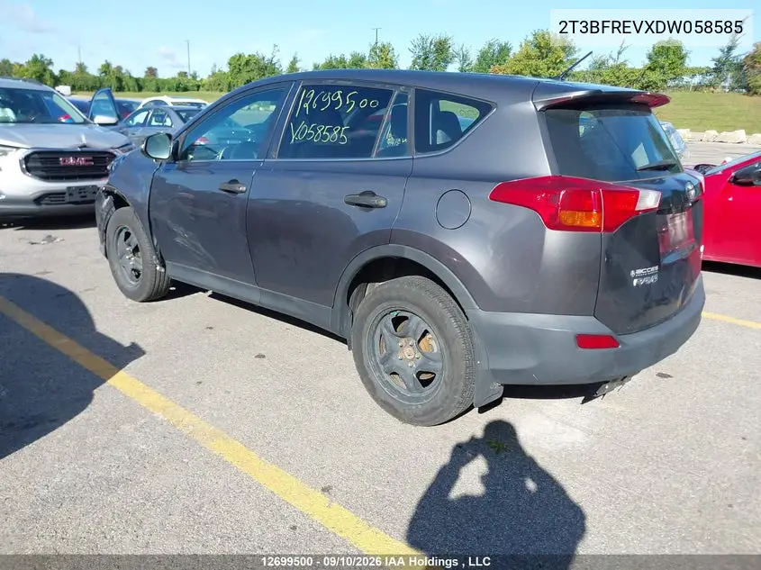 2013 TOYOTA RAV 4 VIN 2T3BFREVXDW058585 — фото 3
