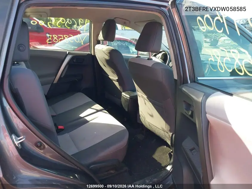 2013 TOYOTA RAV 4 VIN 2T3BFREVXDW058585 — фото 8