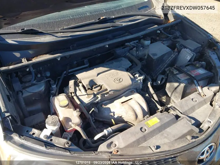 2013 TOYOTA RAV 4 VIN 2T3ZFREVXDW057645 — фото 10