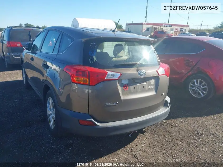 2013 TOYOTA RAV 4 VIN 2T3ZFREVXDW057645 — фото 3