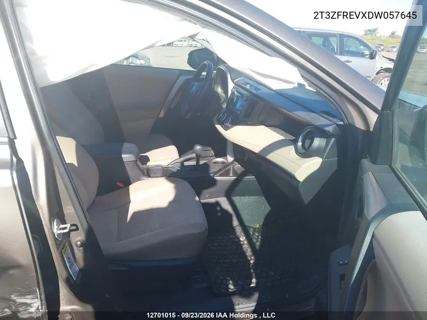 2013 TOYOTA RAV 4 VIN 2T3ZFREVXDW057645 — фото 5