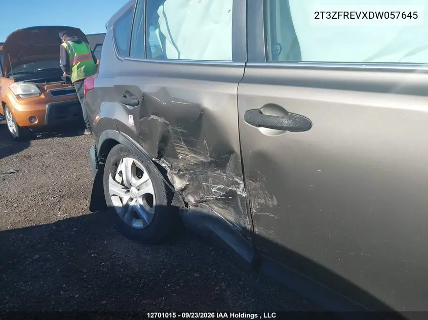 2013 TOYOTA RAV 4 VIN 2T3ZFREVXDW057645 — фото 6