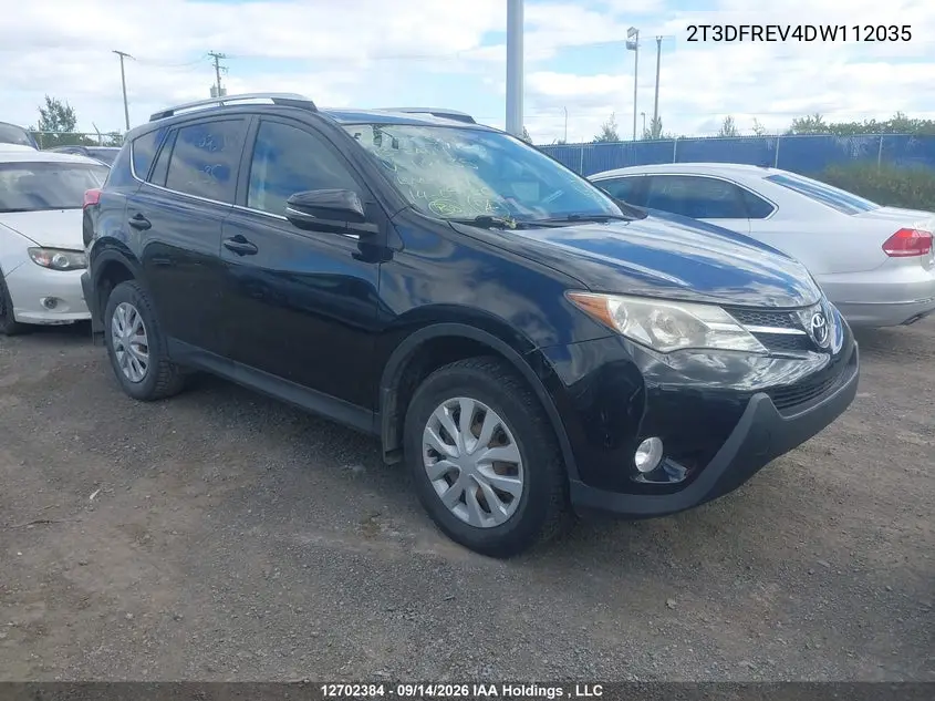 TOYOTA RAV 4 2013, VIN 2T3DFREV4DW112035