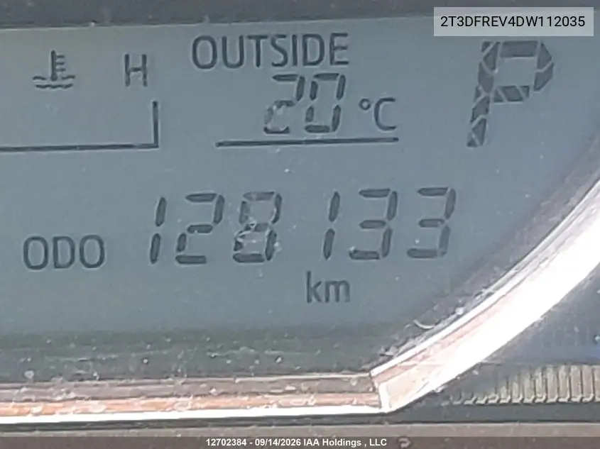 2013 TOYOTA RAV 4 VIN 2T3DFREV4DW112035 — фото 16