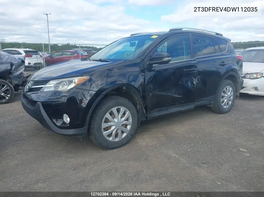 2013 TOYOTA RAV 4 VIN 2T3DFREV4DW112035 — фото 2